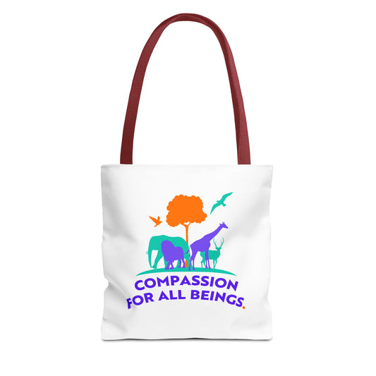 Compassion For All Beings Tote Bag