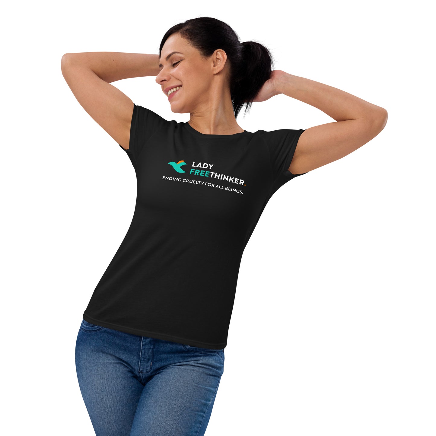 Women's short sleeve t-shirt - Lady Freethinker Store
