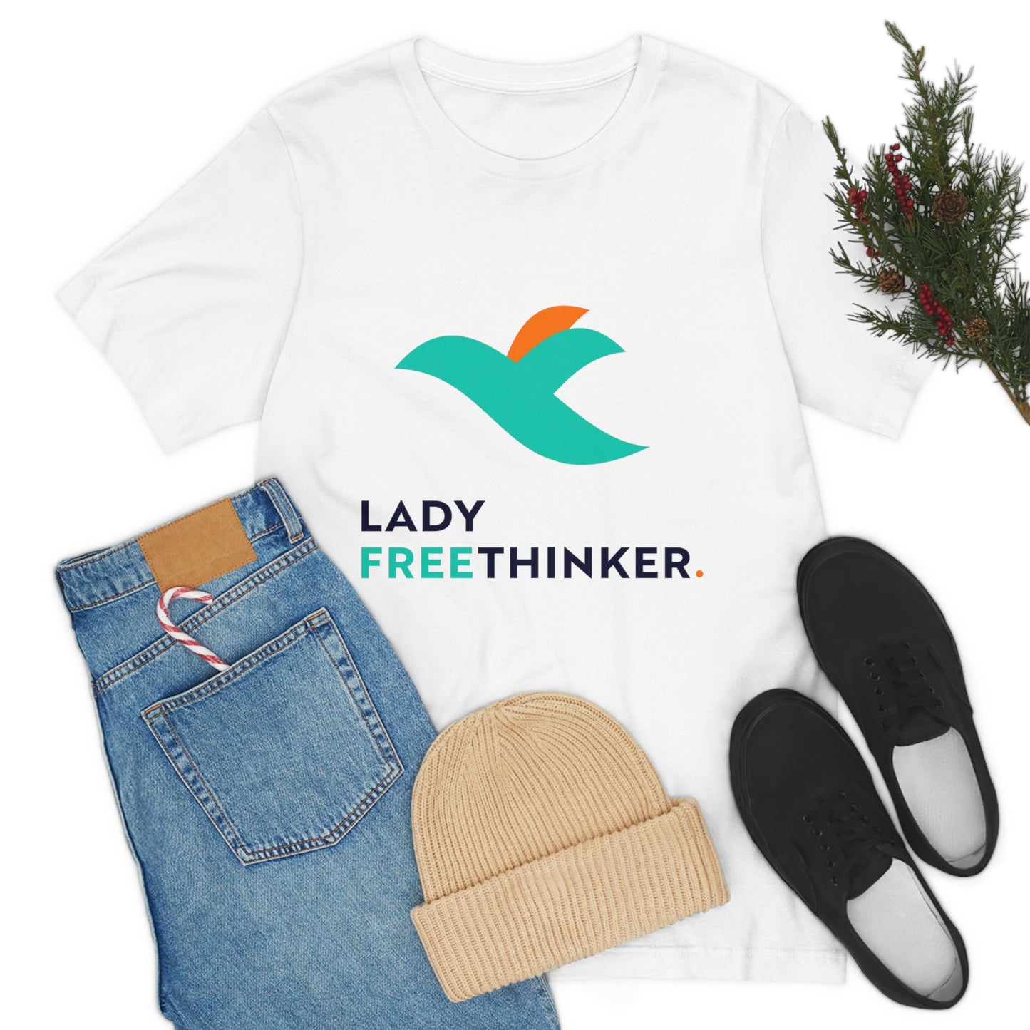 Lady Freethinker Logo Tee