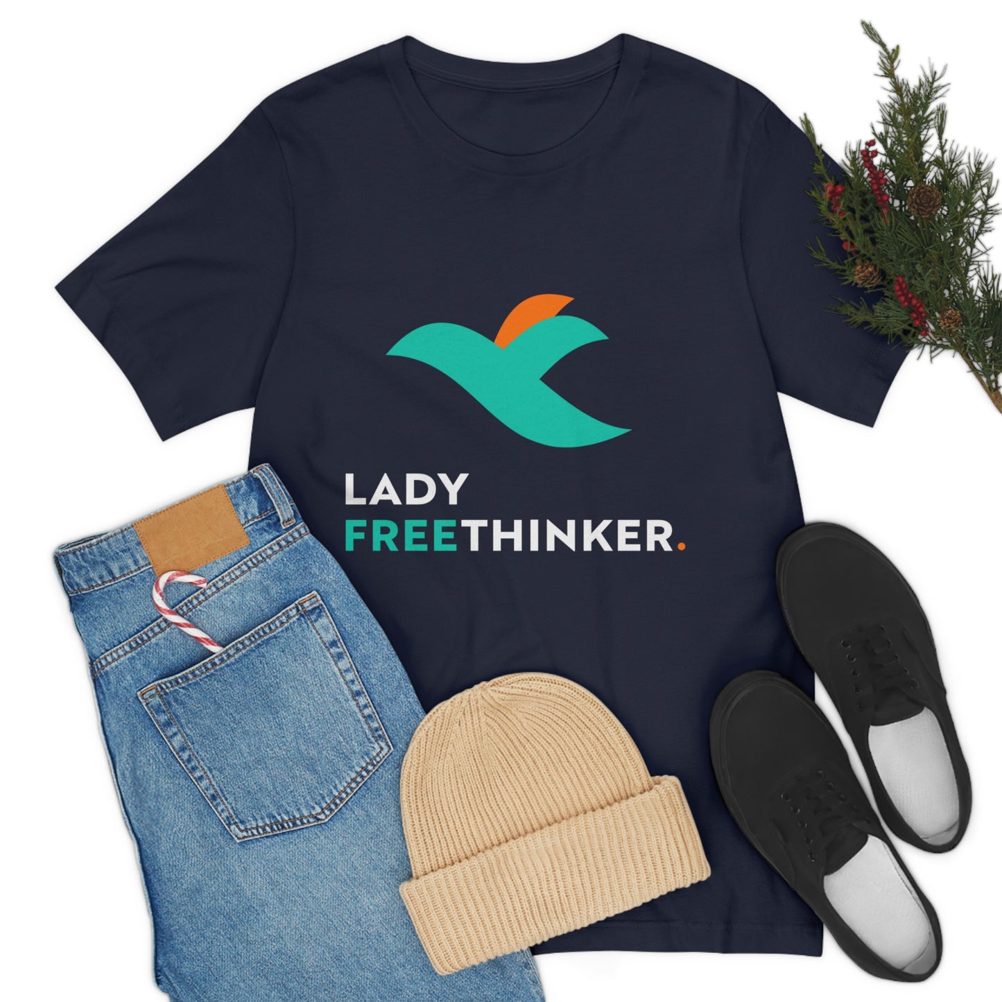 Lady Freethinker Logo Tee