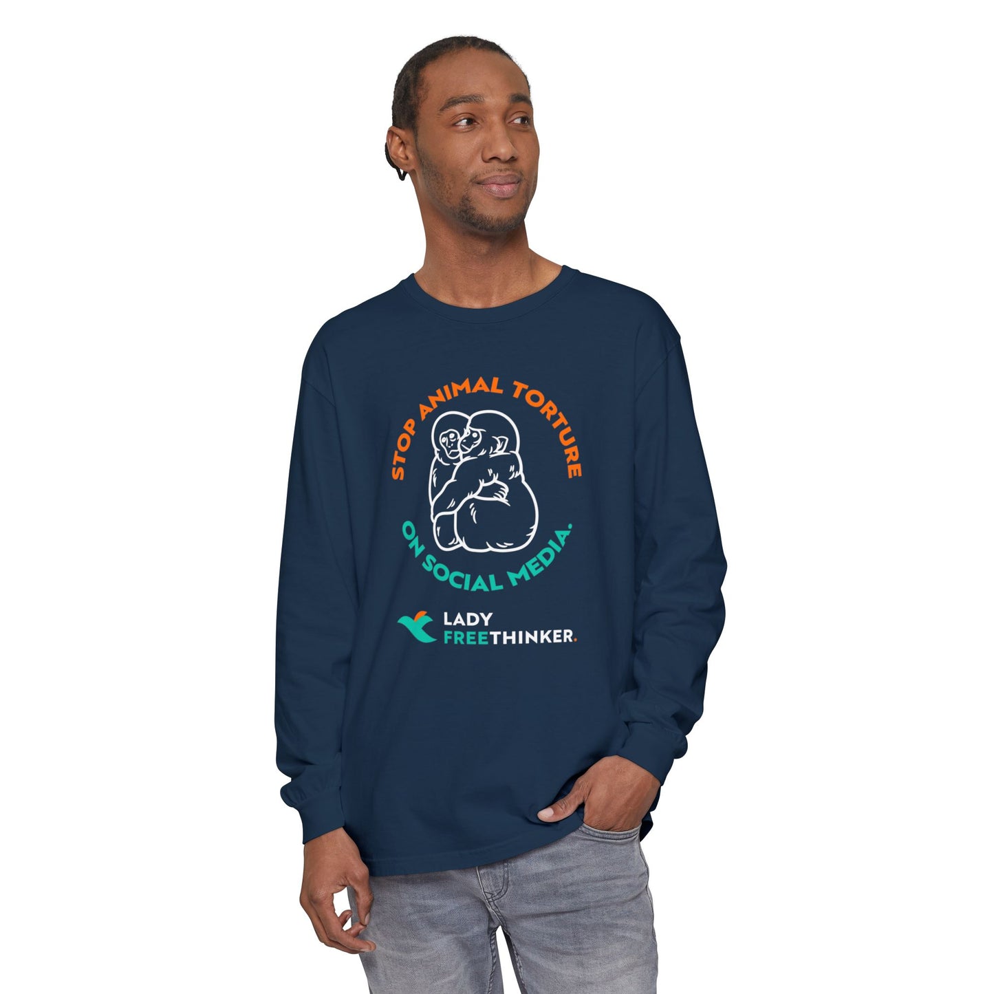 Stop Animal Torture Long Sleeve Shirt