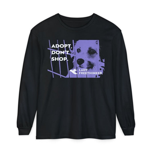 Adopt Don't Shop Long Sleeve T-Shirt