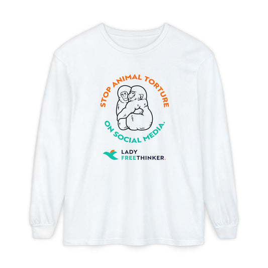 Stop Animal Torture Long Sleeve Shirt