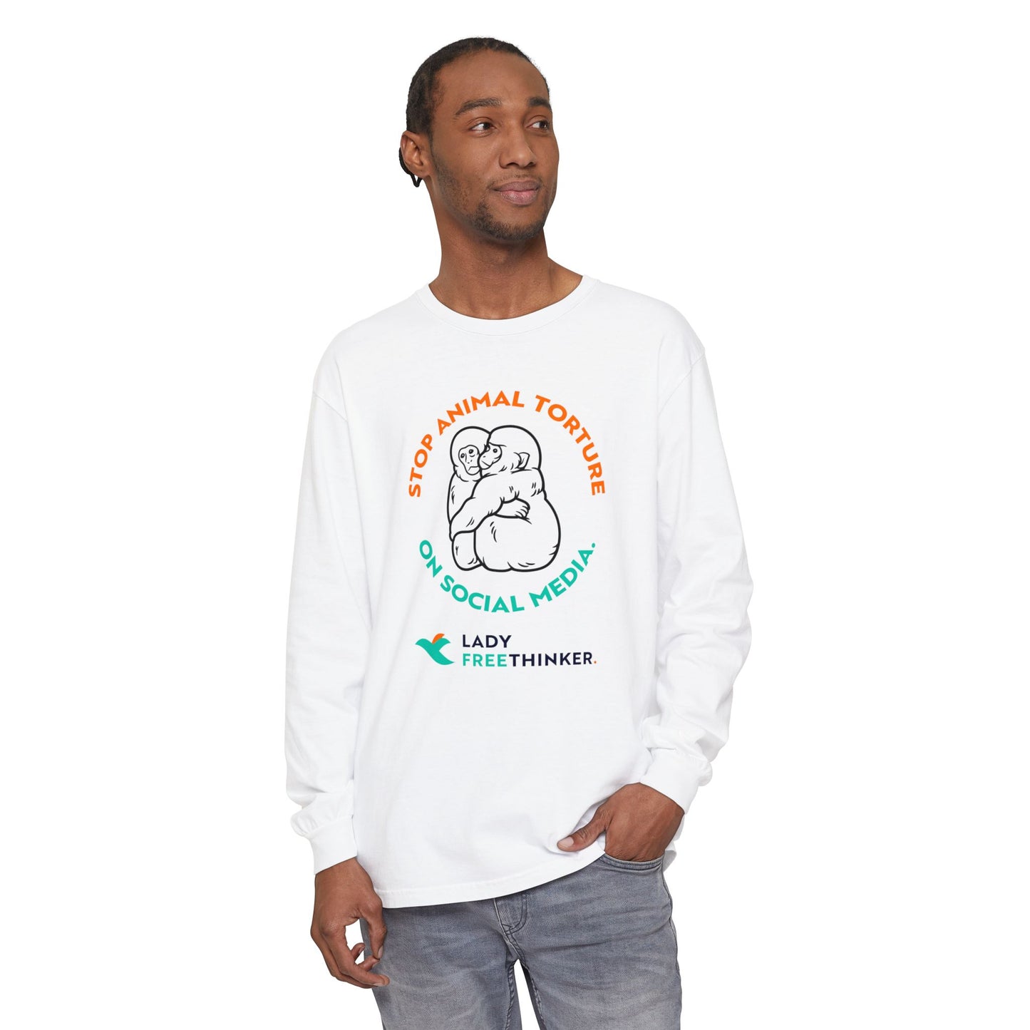 Stop Animal Torture Long Sleeve Shirt