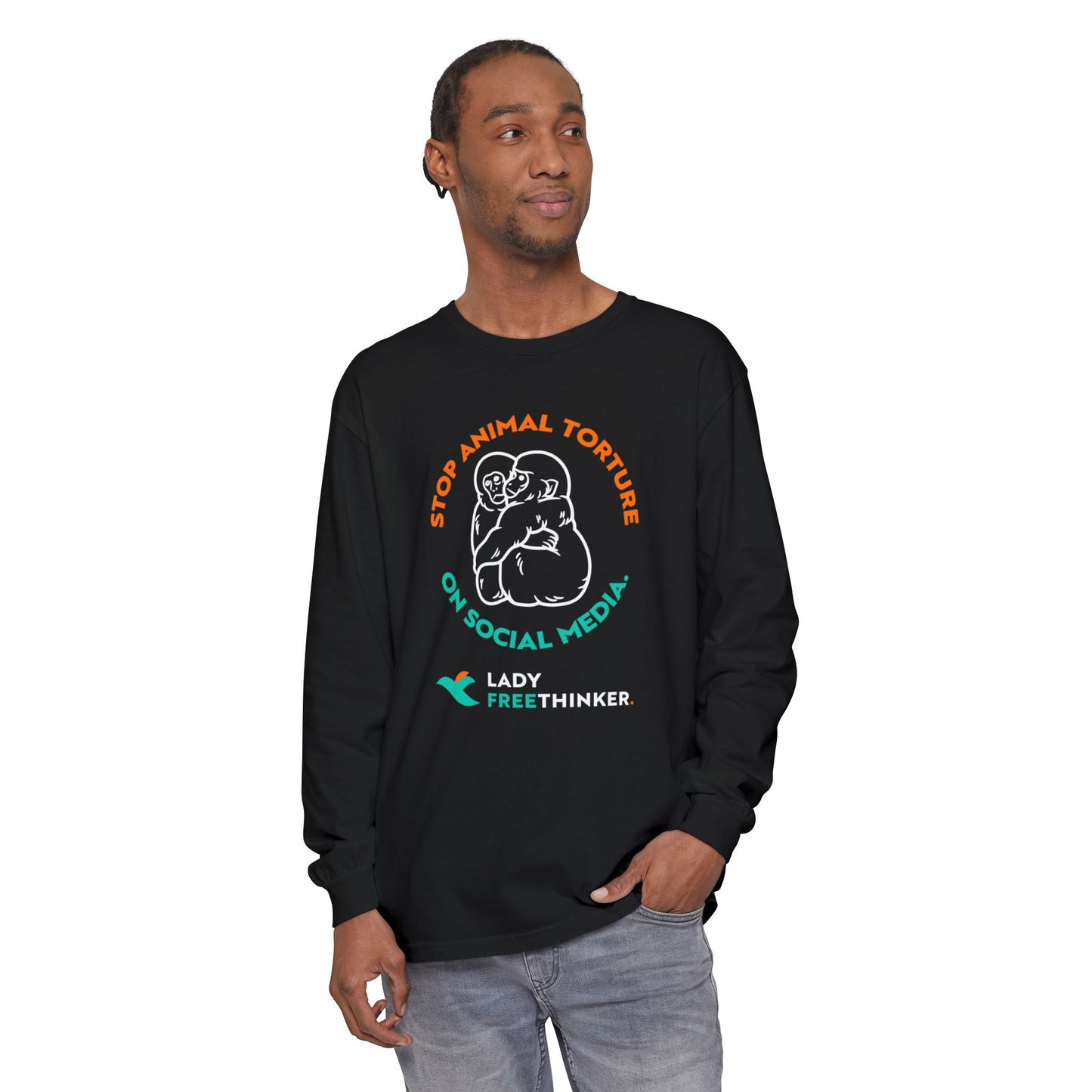 Stop Animal Torture Long Sleeve Shirt