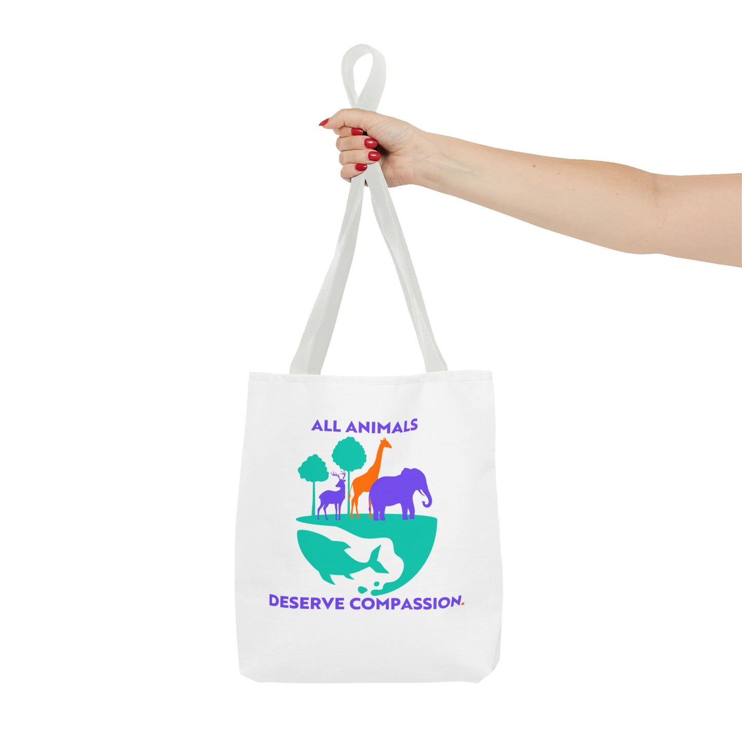 All Animals Deserve Compassion Tote Bag